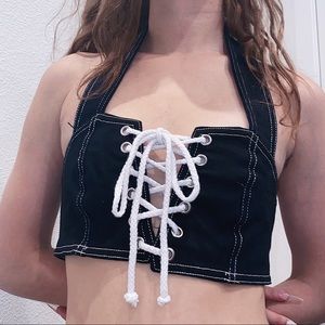 Street Drifter Lace-Up Top